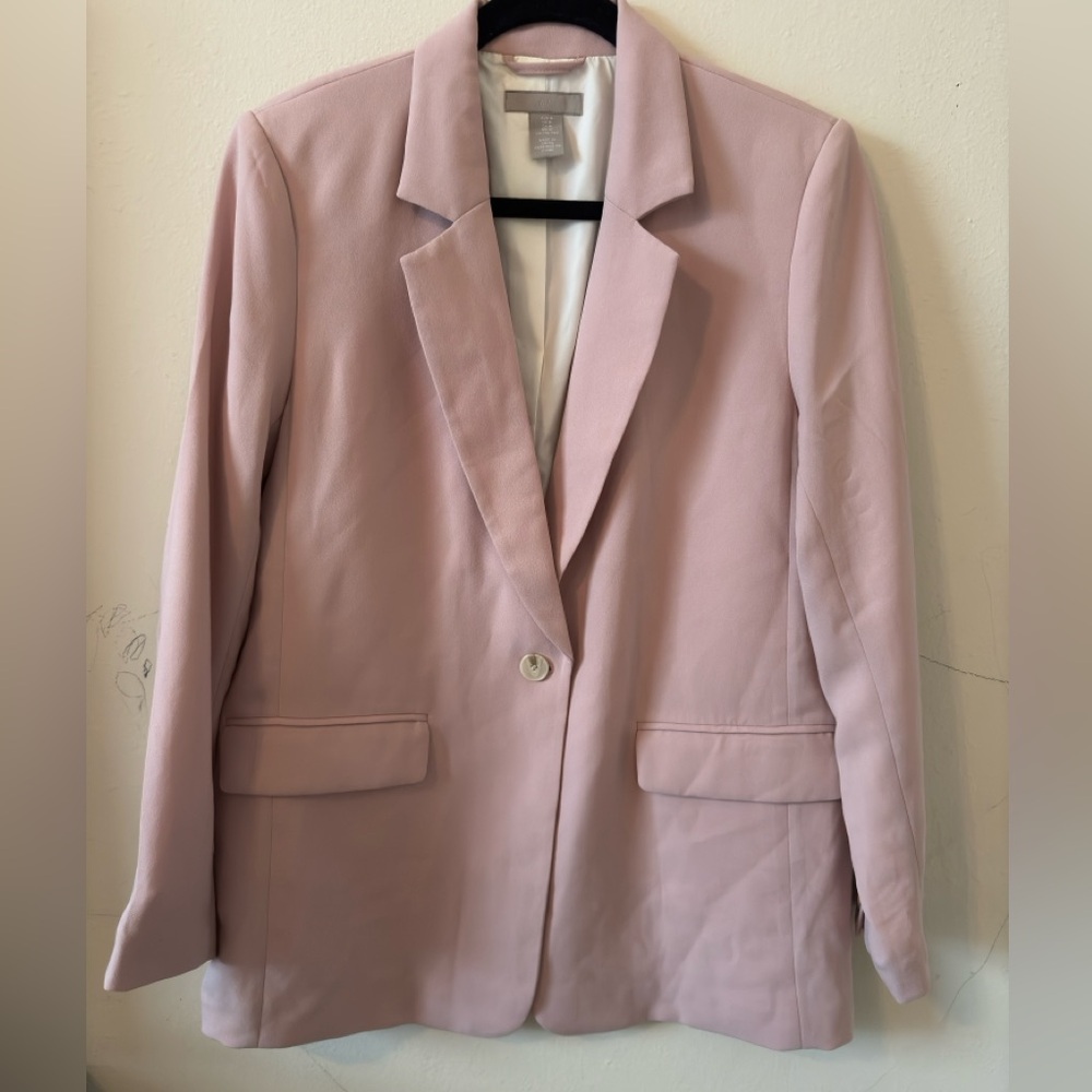 Dusty pink long sleeves blazer new